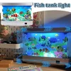 LED Aquarium Fish Tank Night Light Imitation Aquarium Underwater World USB Dynamic Table Lamp Home Decor Kids Christmas Gifts 1