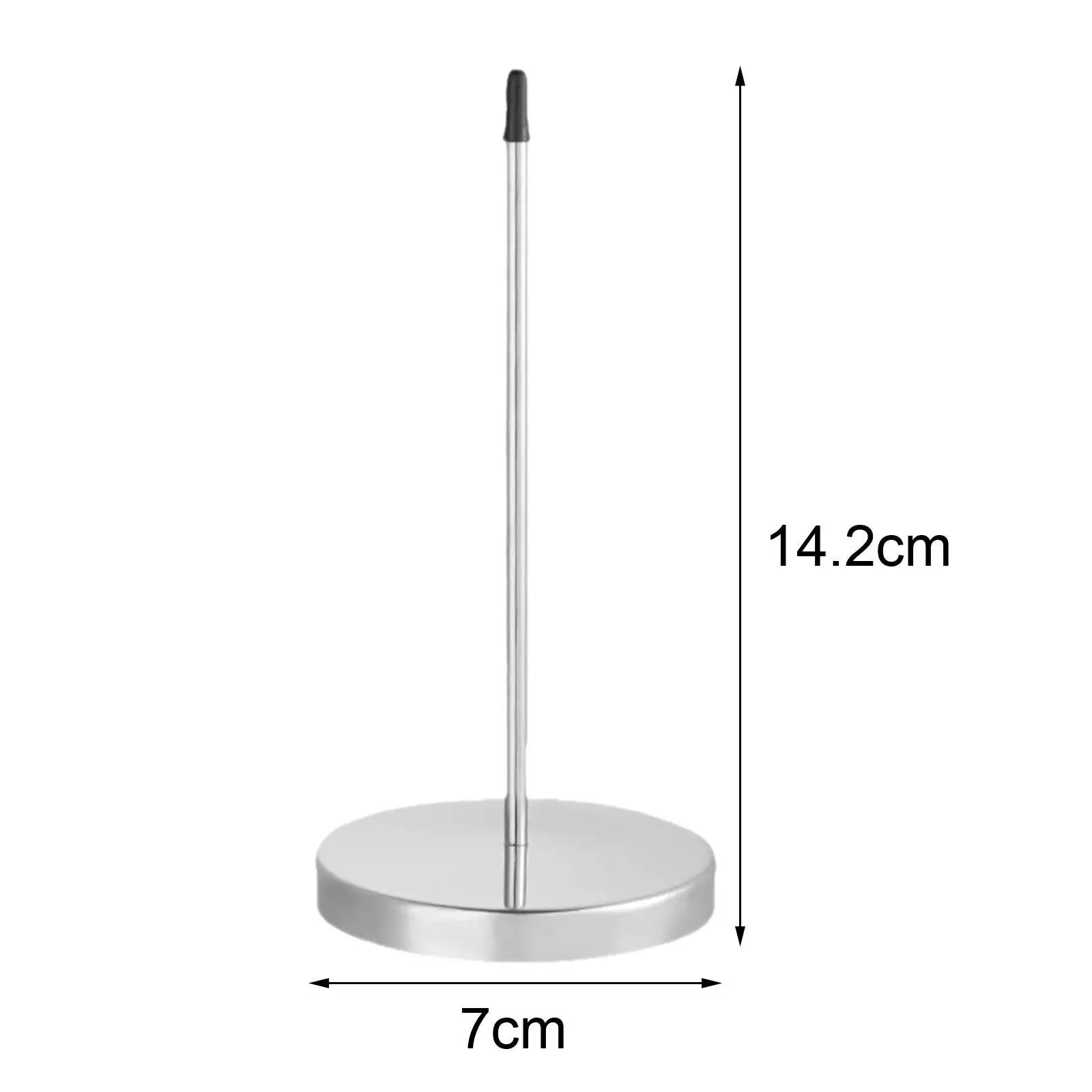 Receipt Holder Paper Memo Holder Straight Rod Portable Metal Note Bill Fork Solid Base Restaurant Office Desk desk receipt holder