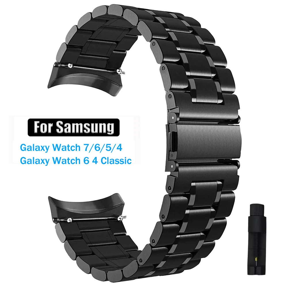 Sleek Metal Watch Band Bracelet