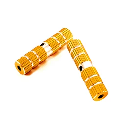 Aluminum Alloy Anti-Slip Bike Pedal Foot Pegs (Solid long Yw)