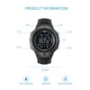 TOMI Men's Watch Night Glow Waterproof Fashion Digital TPU Material Sports Watch 6