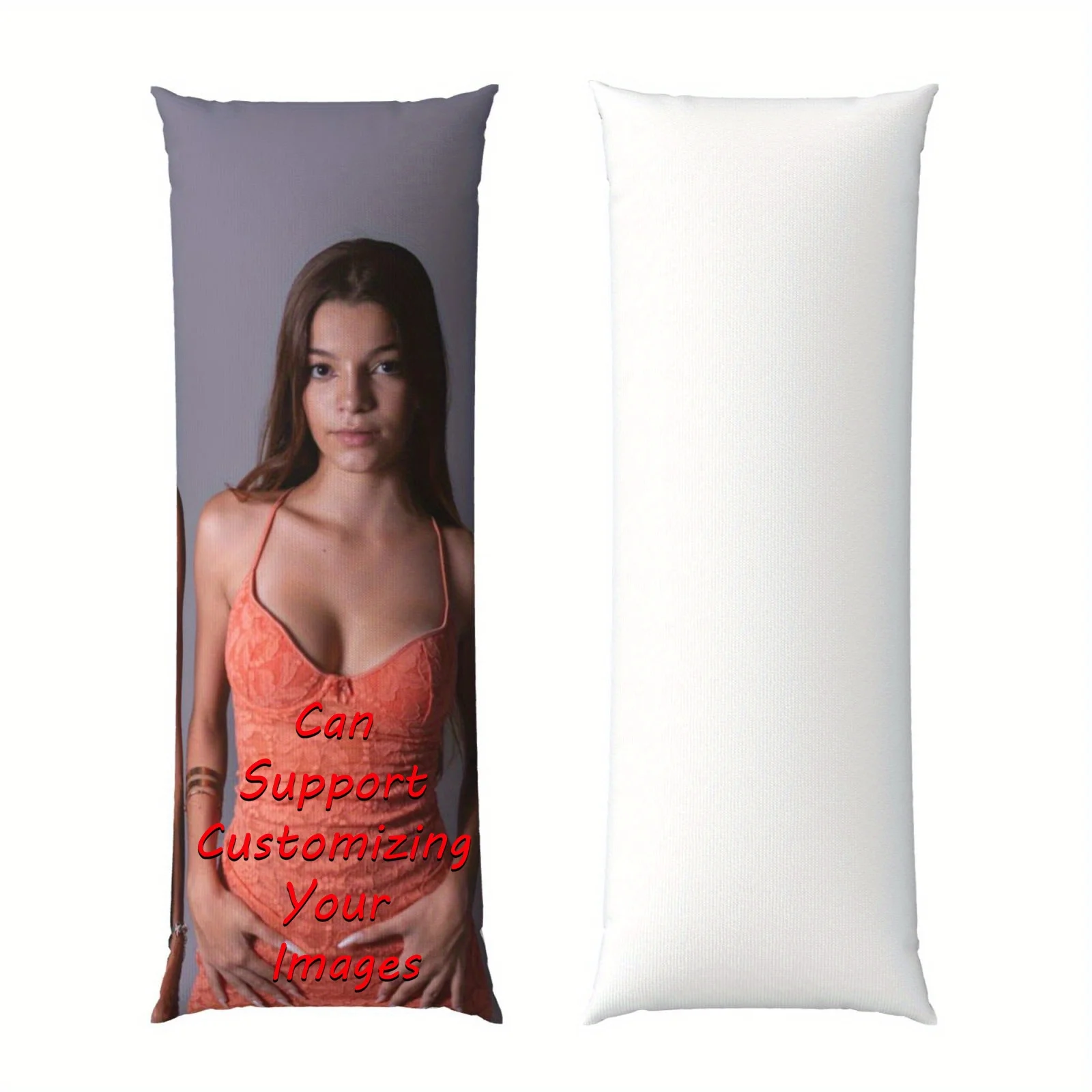 【Anpassung】 1 Vatertagsgeschenk für Vater, individueller Körperkissenbezug im Anime-Design, personalisierter Plüsch-Taillenstützungsreißverschluss – Detail 5