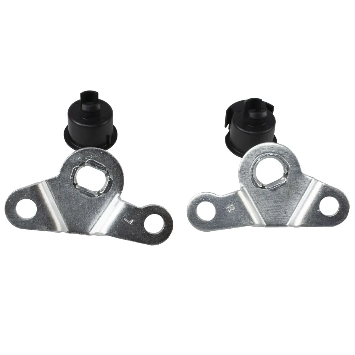 1 Pair Tailgate Hinge Kit Mounted with Bushings for Nissan