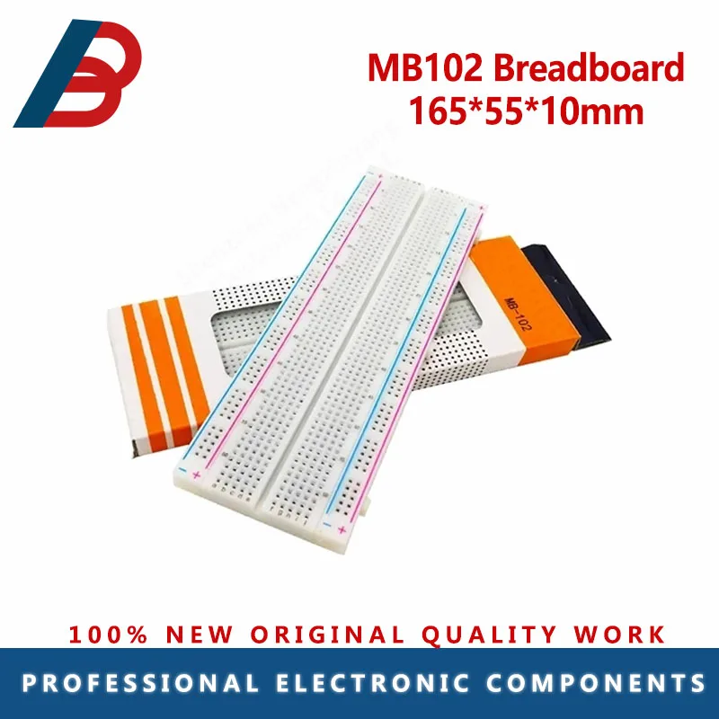 MB102 Breadboard For MB-102 Protoboard PCB Board BreadBoard 830 Point Solderless Universal Prototype Test Develop for Arduino