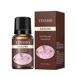 Aromatic Collection: 13 Fragrance Essential Oils Set (10ml) for Home and DIY Creations (Cherry blossom)
