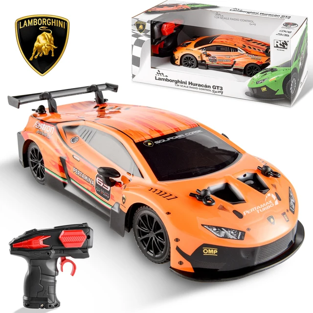 Carrinho de Controle Remoto Lamborghini 2,4Ghz para Crianças de 3