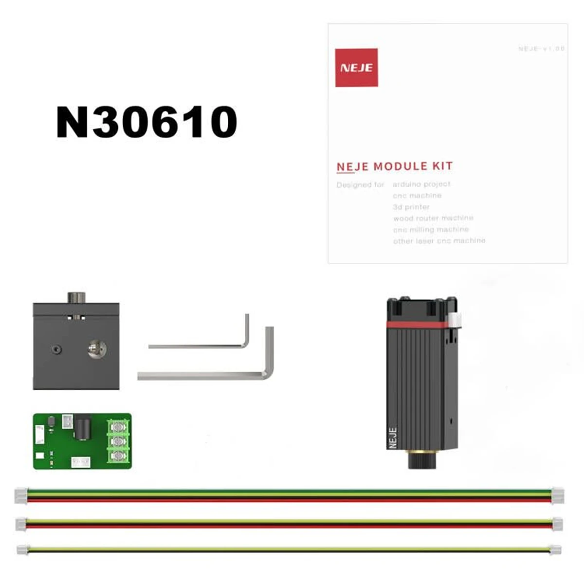 wood work bench NEJE 20W Laser Module Kit Cutting Engraving Module Laser Head 450nm Blue Light With TTL / PWM Modulation for DIY Creation wood locator Woodworking Machinery