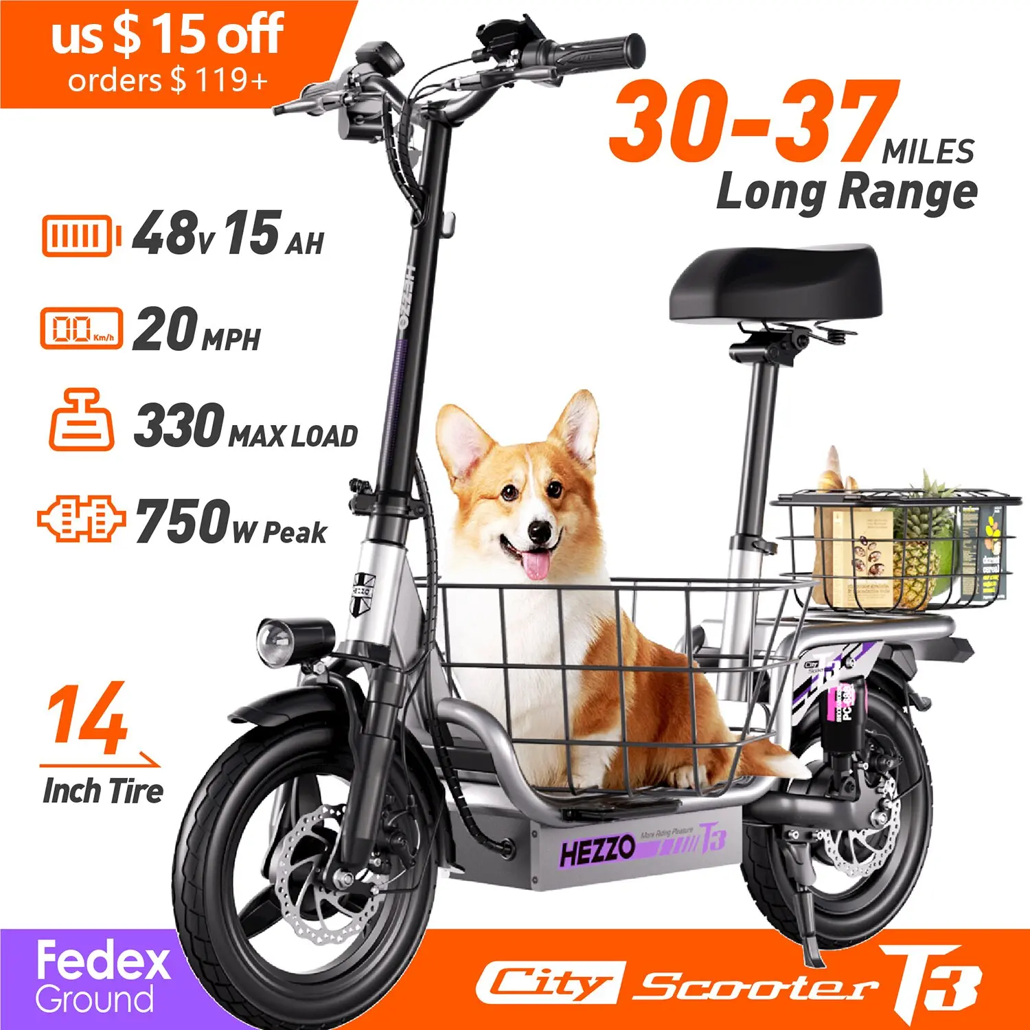 48V 500W Electric Bike Carbon Steel 2