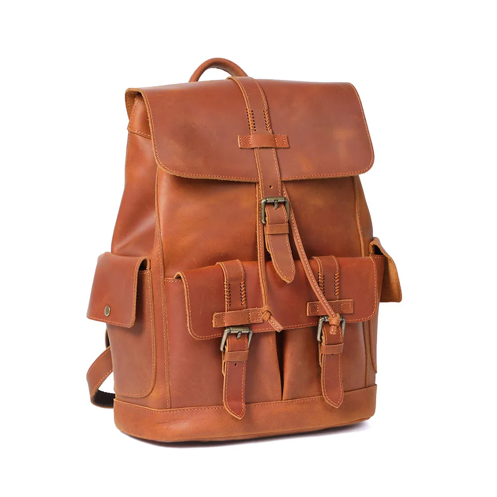 Mens Leather Backpacks Travel
