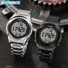 New ModelsTop Luxury Stainless Steel Strap Sport Watches Mens Waterproof Back Light Digital Wristwatch Male Alarm 3