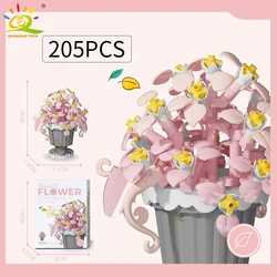 Eternal Bouquet Micro Building Blocks - DIY Flower Decoration Brick Toy - With box (NO.24)