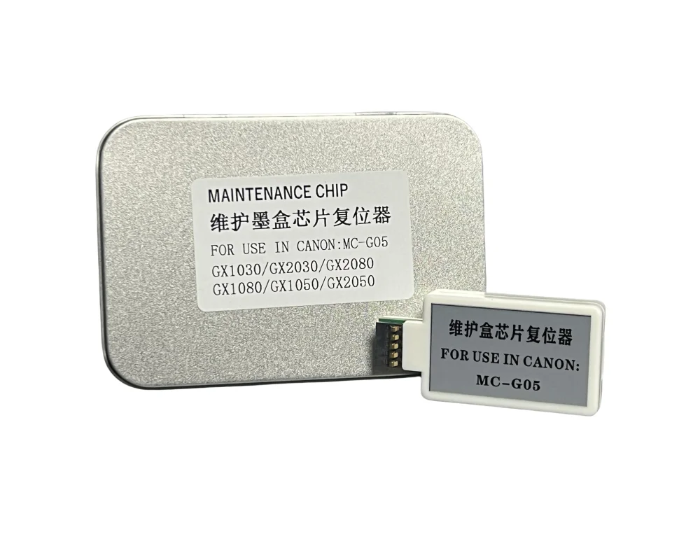 NEW MC-G05 MC G05 Maintenance Box Chip Resetter For Canon GX1030 GX2030 GX2080 GX1080 GX1050 GX2050 Printer Waste Tank