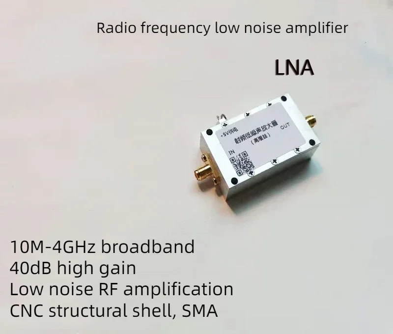

Усилитель спектра с низким уровнем шума, 0,01-4G, 40 дБ, LNA, UHF, VHF, GPS