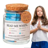 Read Me When Bible Verses Jar Creative Glass Prayer Jar With Bible Verses Blessings And Gratitude Jar With Versatile Scripture 1