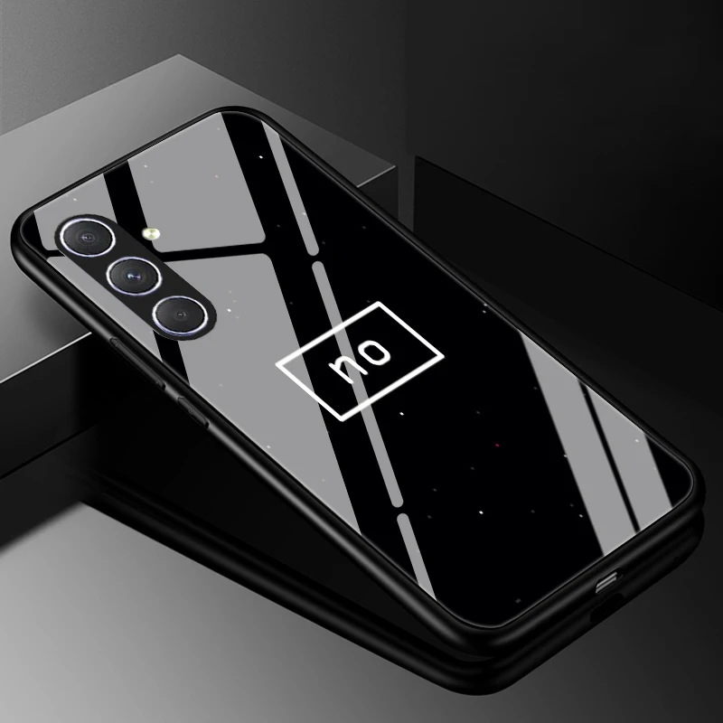 Luxury Tempered Glass Hard PC Phone Case - Premium Back Bumper Cover