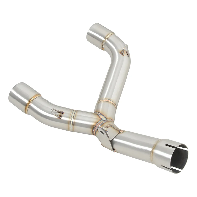 Motorcycle Exhaust Escape Modifide Stainless Steel Mid Link Pipe Slip On For HONDA CRF450R CRF450RX CRF 450 R XR 2015 2016 Years - Image 3