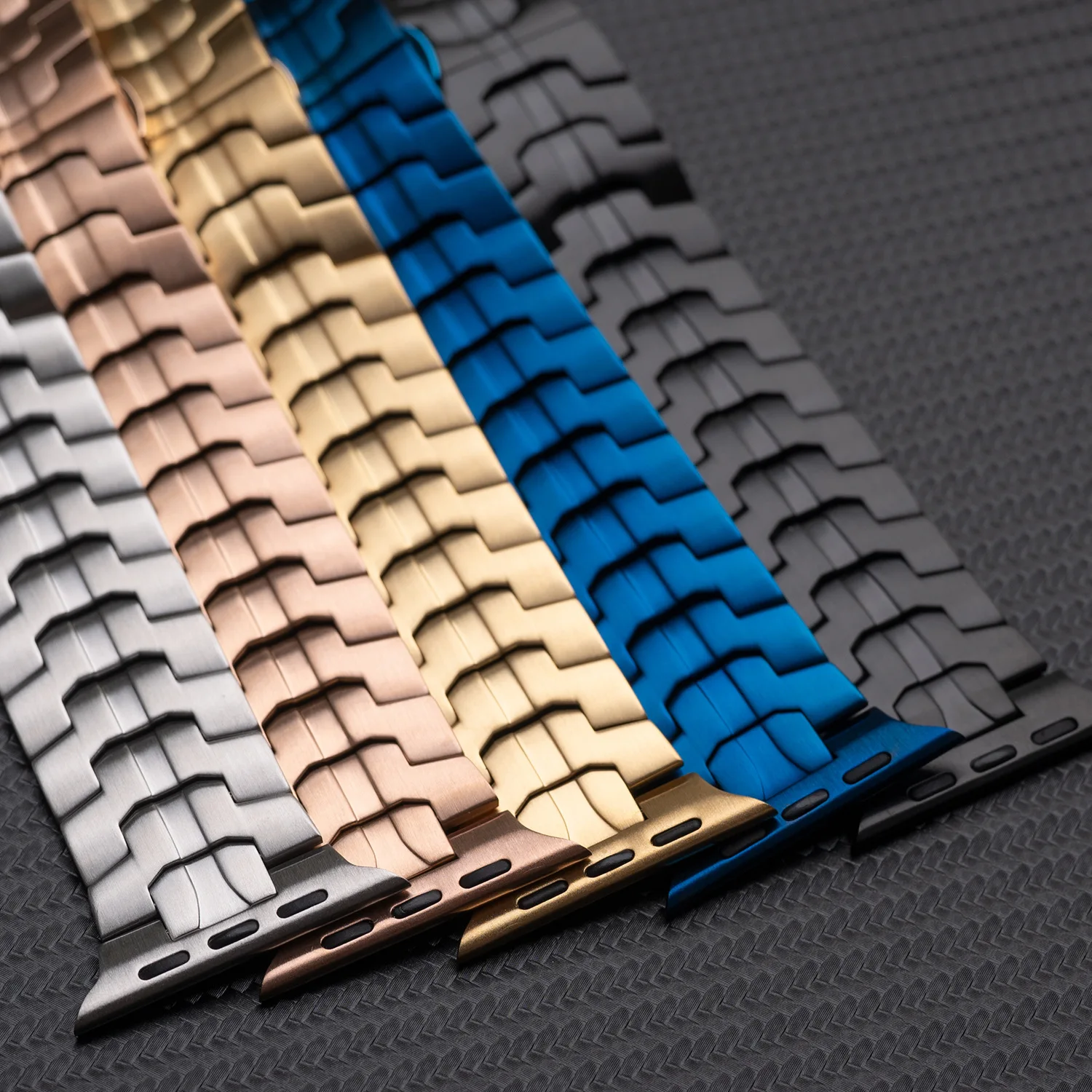 Luxury Titanium Stainless Steel Watch Strap - Premium Metal Bracelet