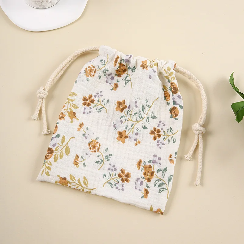 String Diaper Bag Cute Cartoon Print Baby Disposable Diaper Storage Bag Handbag Baby Boys Girls Bottle Trolley Hanging