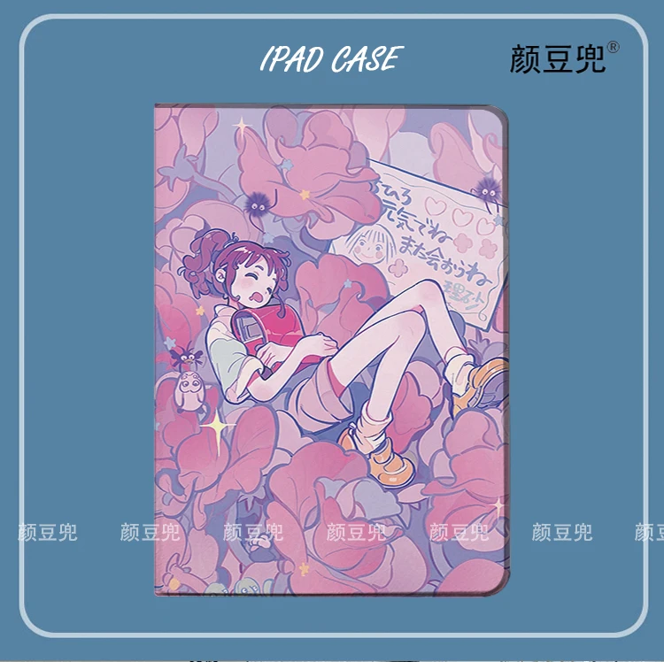 

Anime ogino chihiro Case For iPad Air 4 5 10.9 Mini5 6 for 2022 Pro 12.9 Case Luxury Silicone For iPad Air2 3 Case
