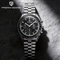 Montre pour homme PAGANI DESIGN 2026, nouvelle montre de luxe haut de gamme à quartz, chronographe automatique avec date, miroir saphir AR, montre-bracelet 2