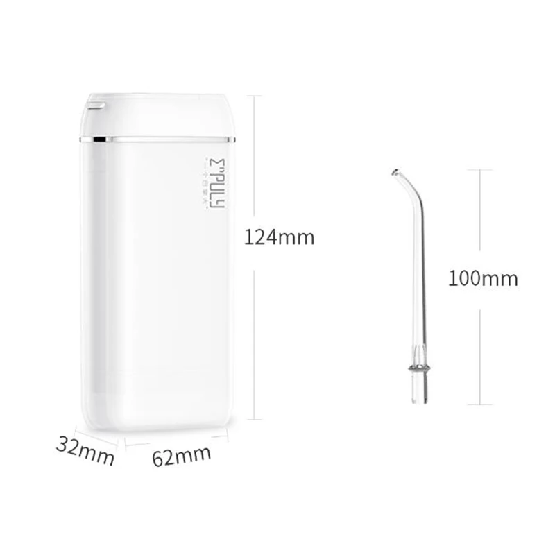 Youpin ENPULY 구강 세정기, M6 플러스, 140ML 휴대용 물 치실, 미니 전기 교정, 특수 제트 치아 치과 클리너