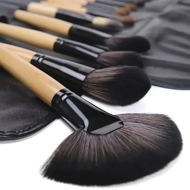 Professional Makeup Brush Set 24pcs for Beginners-Oval Brushes with ABS Plastic Handles and Polyester Bristles Unscented makeup brushes,makeup tool set,makeup set
