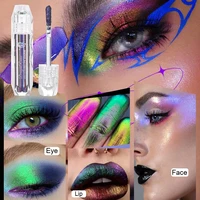 Chameleon Metal Lip Gloss Liquid Lipstick Brightening Long-Lasting Lip Gloss Multi-Color Long-Lasting Moisturizing Non-Stick Cup 1