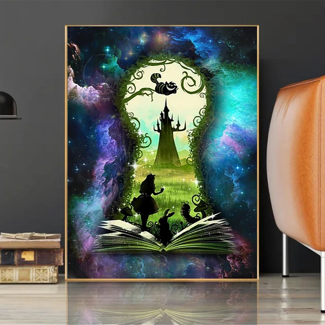 Alice In Wonderland Movie Fantasy Print Wall Art Home Decor