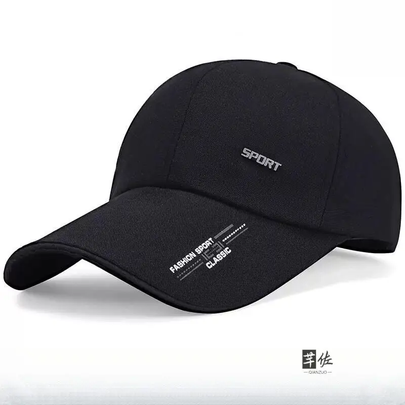 남성용 여름 통기성 낚시 사이클링 햇빛 가리개 모자 덕빌캡 야외 스포츠 액세서..