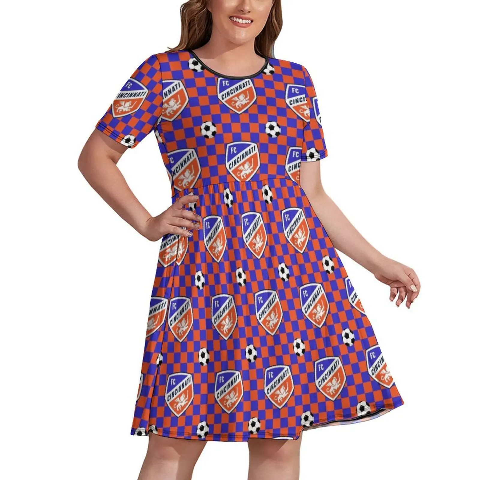 

FC Cincinnati seamless pattern Dress purple dress clothes cute dress
