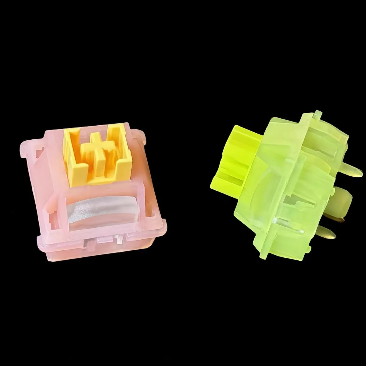 Outemu Silent Peach V3 Switches Linear Silent Lemon V3 Switch Tactile Hot Swap 5 Pin PA66 Pre Lubed POM For Mechanical Keyboard