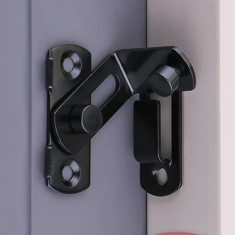 Door lock latch sliding door latch 90 180 degree stainless steel toggle latch for barn door