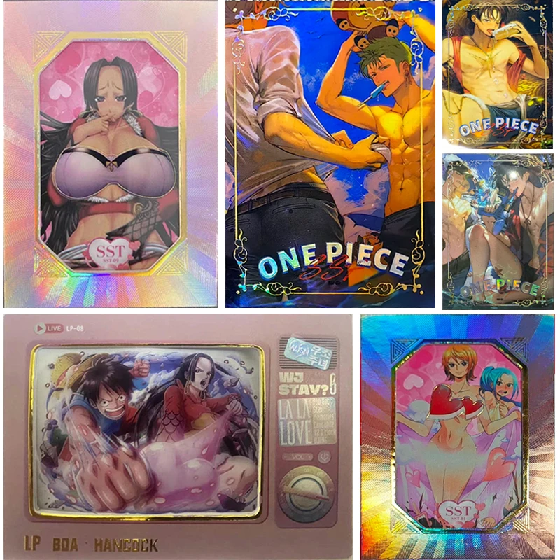 Anime One Piece Collection Card Shanks Kaidou Monkey D. Rufy Roronoa Zoro Boa Hancock Entertainment Toys Scheda Di Gioco Da Tavolo