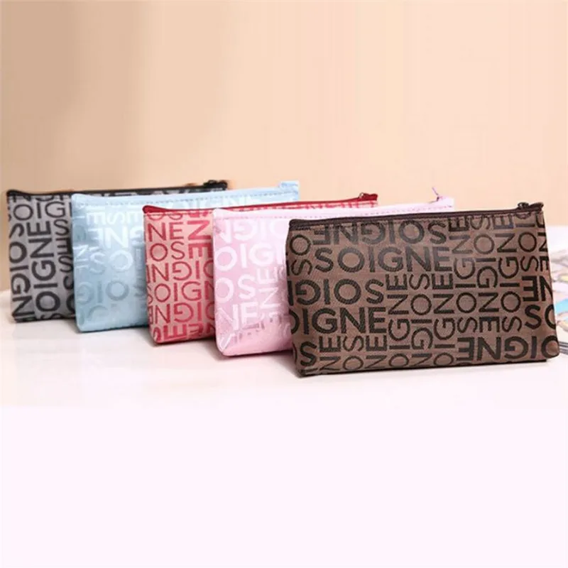 Women Cosmetic Bag Portable Cute Multifunction Beauty Zipper Travel Letter Makeup Bags Pouch Toiletry Organizer Holder Toiletry cosmetic bag cosmetic storage bag toiletry bag makeup bag cosmetic case makeup organizer