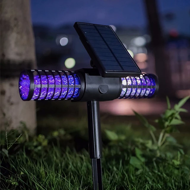 Lampe de pelouse de jardin solaire portable à 62 LED, répulsif anti-insectes  extérieur, électrique, anti-moustiques - AliExpress