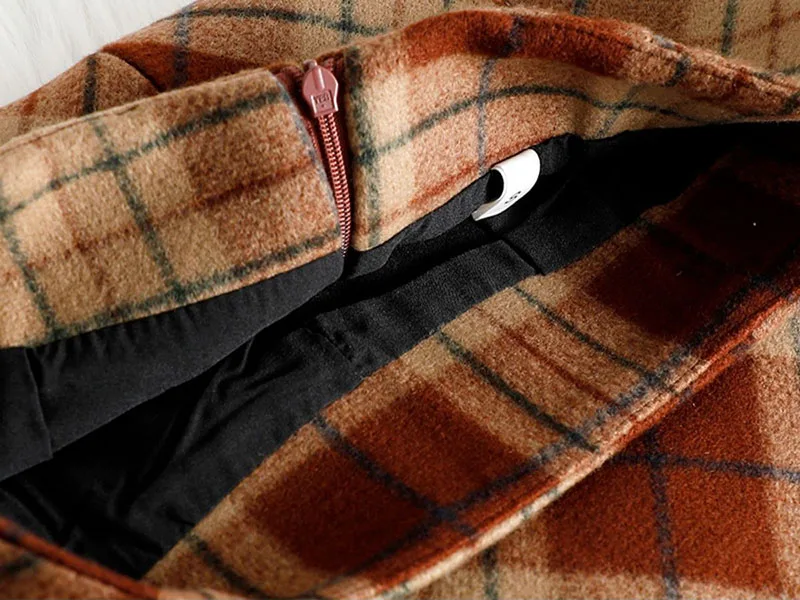 Lucyever Plaid Skirt side view