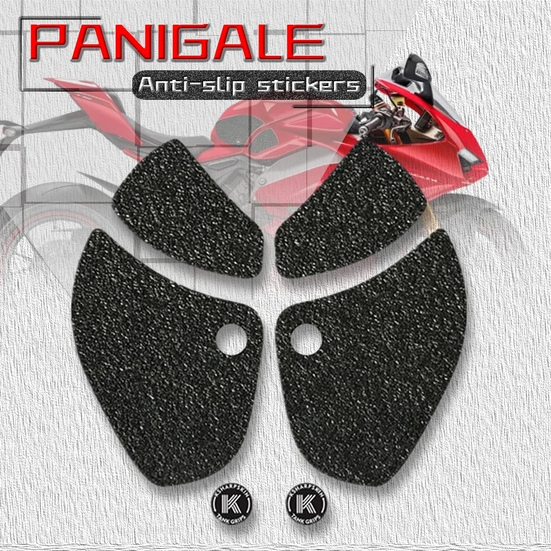 3D Gel Anti-Slip Side Fuel Oil Knee Grip Decals For DUCATI PANIGALE V4 V4S SPECIALE Motorcycle Fuel Tank Pad Protection Sticker