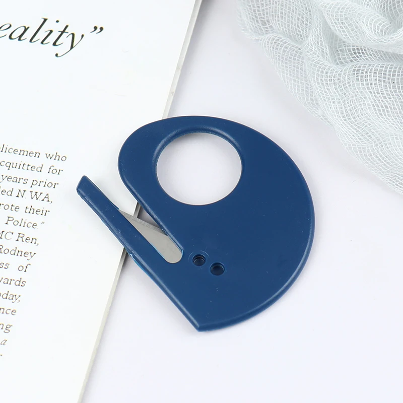 Utility Knife 2pcs Plastic Mini Letter Knife Mail Envelope Opener Safety Paper Guarded Cutter