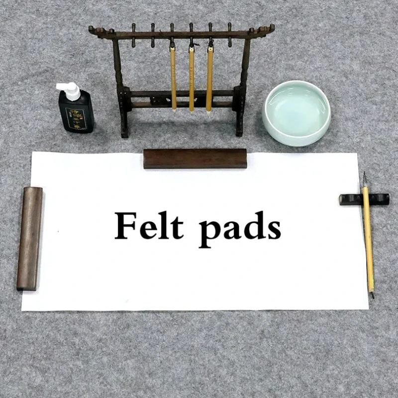 3mm 5mm Felt Pad For DIY Sewing Scrapbook Chinese Calligraphy Painting Table Chair Home Textile Fabric Fieltro felt fabric sheet felt protector