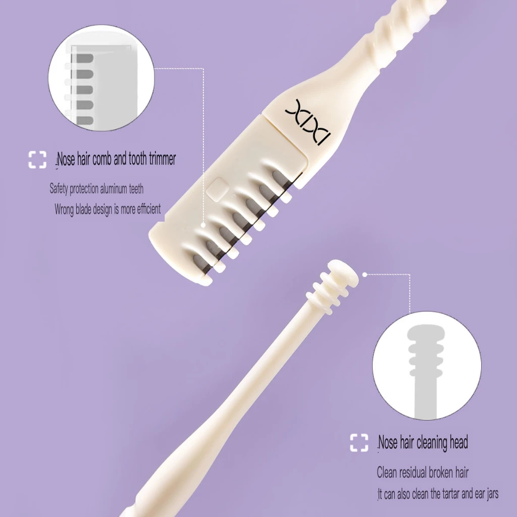 XIXI Comb Nose Hair Trimmer Beginners Start Scratch Prevention Easy Beginners Special Safety Tool