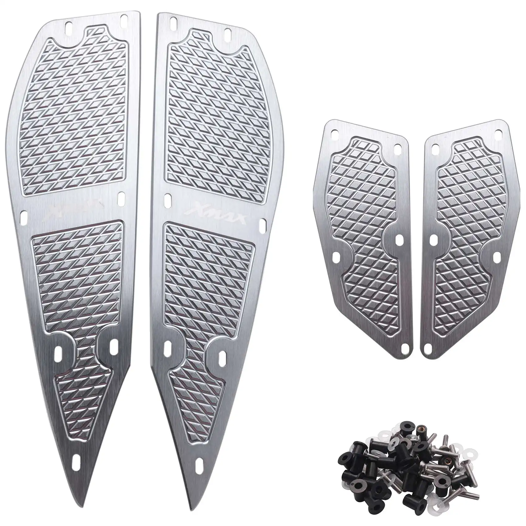 

For Yamaha Xmax 300 Foot Pegs Plates X Max 300 Footrest Step Pads Xmax 300 for Yamaha Motorcycle Cnc Accessories -Titanium