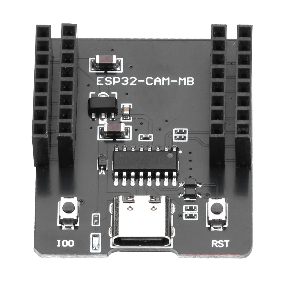 ESP32-CAM-MB Development Board Test Backboard Serial Port Burner Module with Expansion Interface CH340C Type-C Interface printed circuit board,battery protection board,amplifier board,cctv infrared light board,pixel style switch board