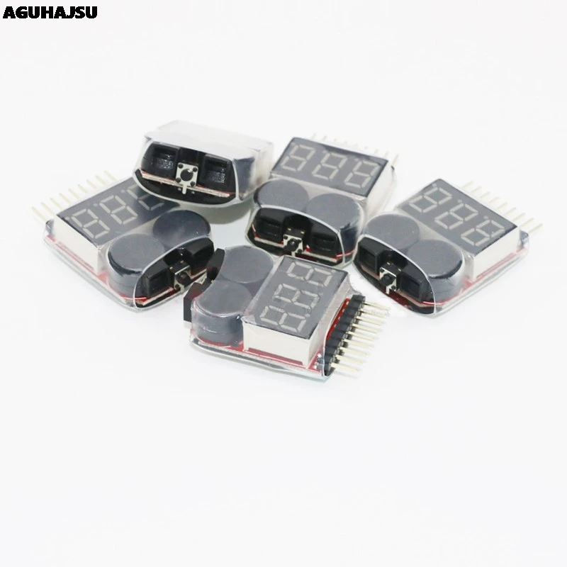 Testeur de batterie Lipo 1S-8S avec alarme sonore et indicateur LED
