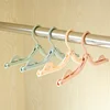 5Pcs Plastic Folding Clothes Hangers Portable Travel Hangers Household Multifunctional Hanger Clothes Drying Racks 3