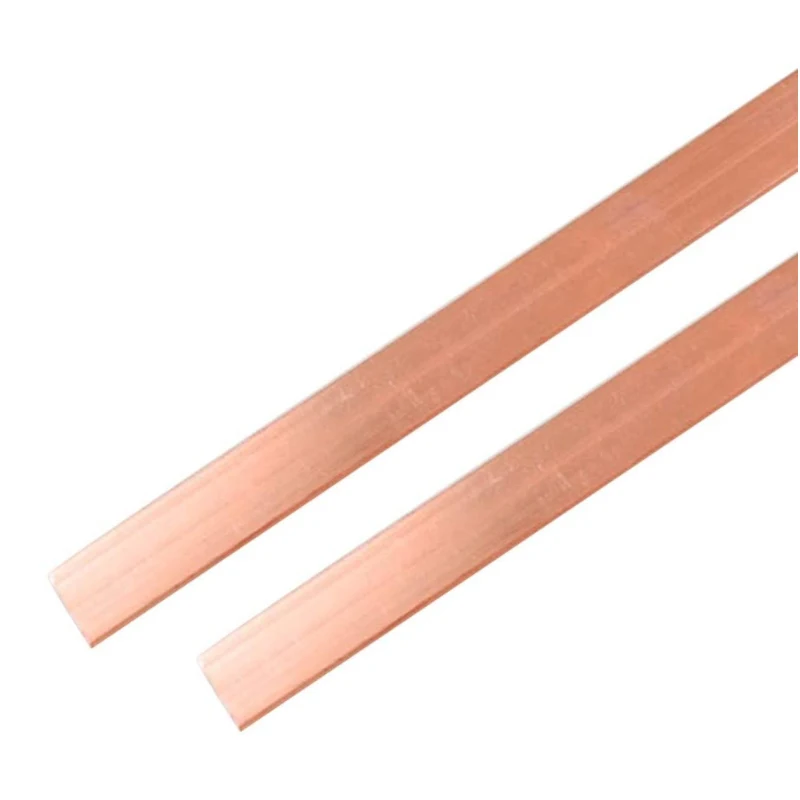 1pcs 99% Pure Copper Copper Strip Red Pad Foil Plate Bar DIY CNC Material Multi-size
