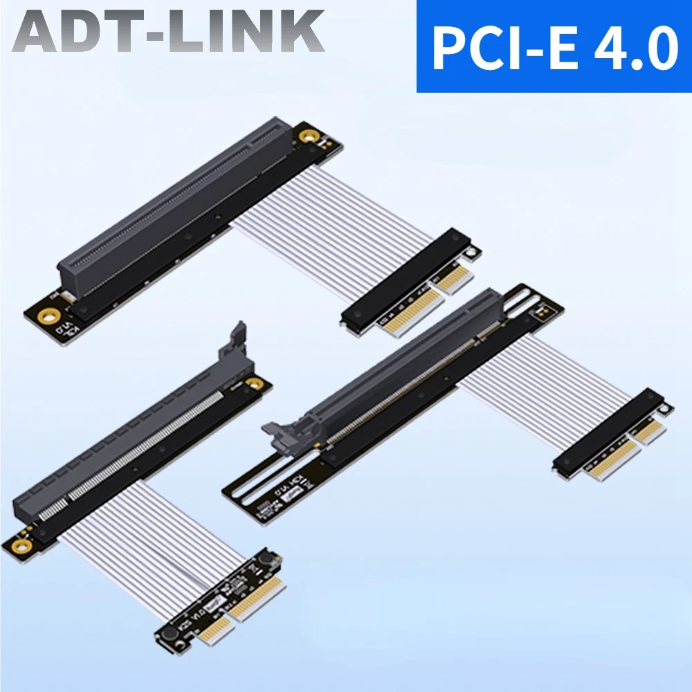 Adt Brand Universal Pcie 4.0X4 A X16 Cavo Di Prolunga Gen4 Pci-E Riser Adapter Extender Per Schede Grafiche Per Rtx3090 Rx6800Xt Gpu