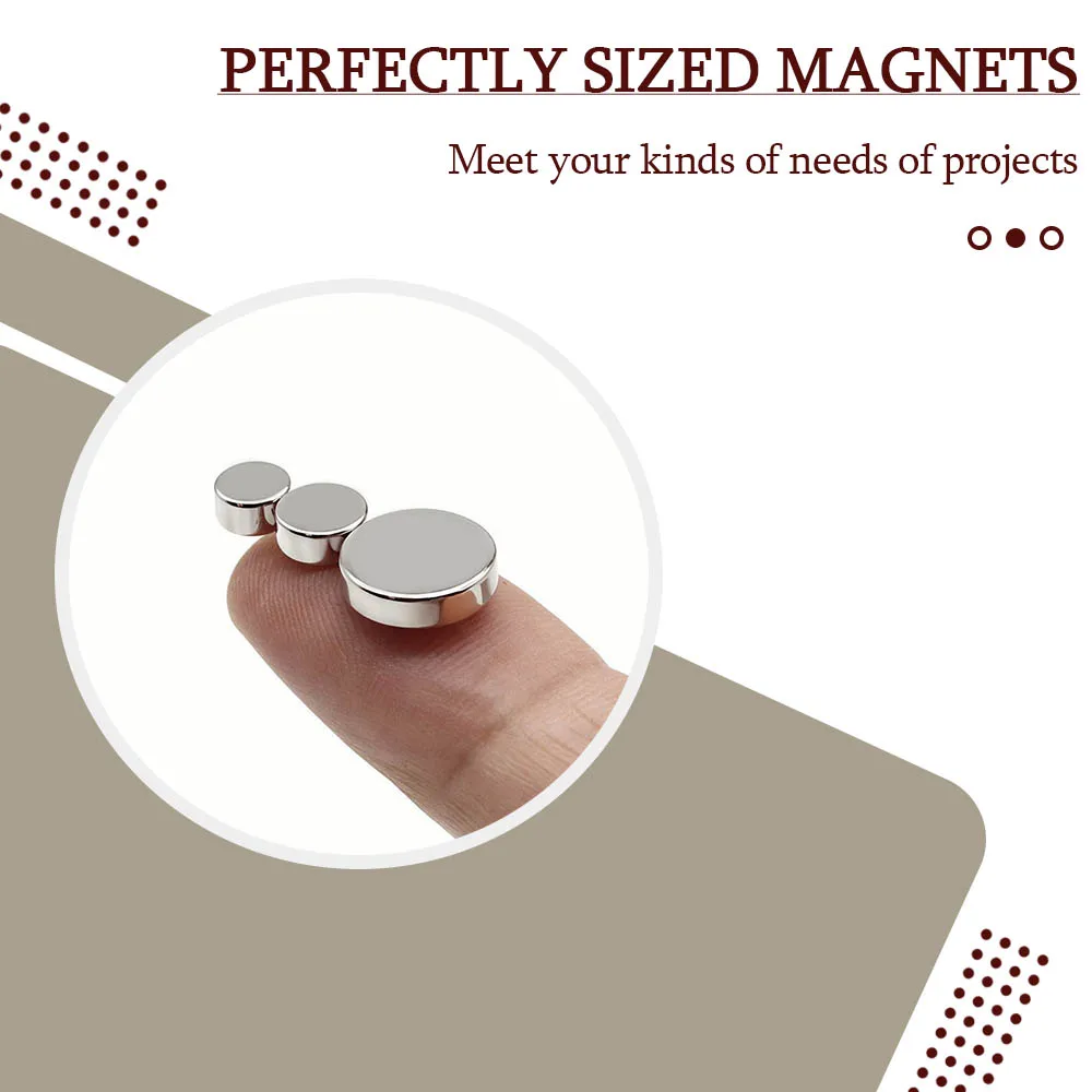 Superstarker runder Neodym-Magnet, leistungsstarke Magnete, N35, klein, permanent magnetisch, NdfeB 2 x 2, 4 x 5, 5 x 5, 5 x 3, 6 x 2, 6 x 3, 10 x 2, 10 x 3, 12 x 2 mm – Detail 4
