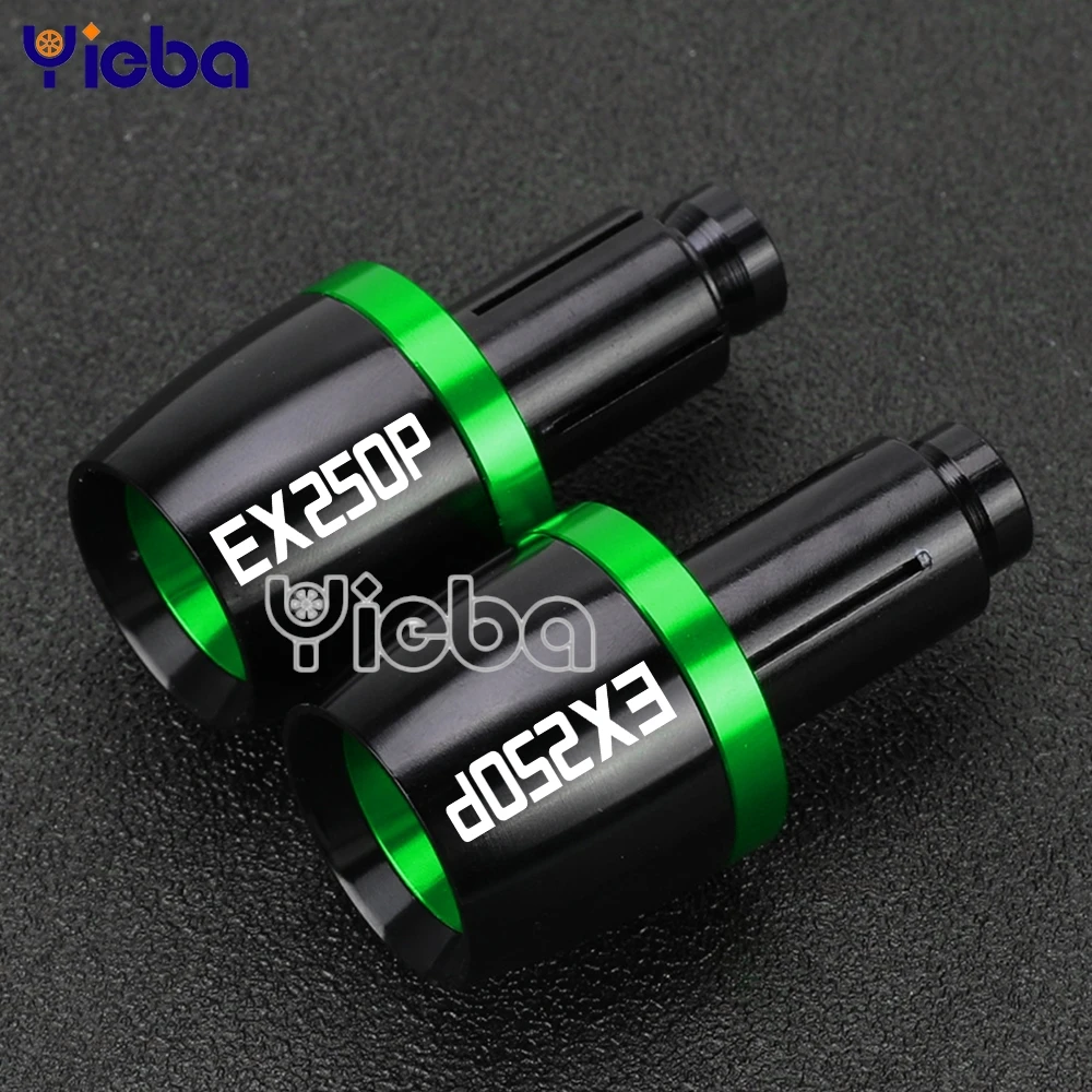

FOR KAWASAKI EX250P EX 250P EX 250 P 2018 2019 2020 2021 CNC Motorcycle 7/8" 22mm Handlebar Handle Bar Grips Cap Ends 2022 2023