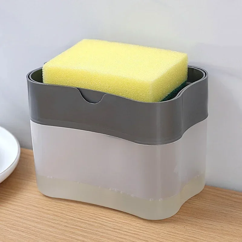 Soap Dispenser Soap Liquid Box Pressing Soap Liquid Box Kitchen Detergent Press Portable Soap Dispenser Pak Clean Cloth Dishwashing Pot Soap Dispenser Cleaning Tool