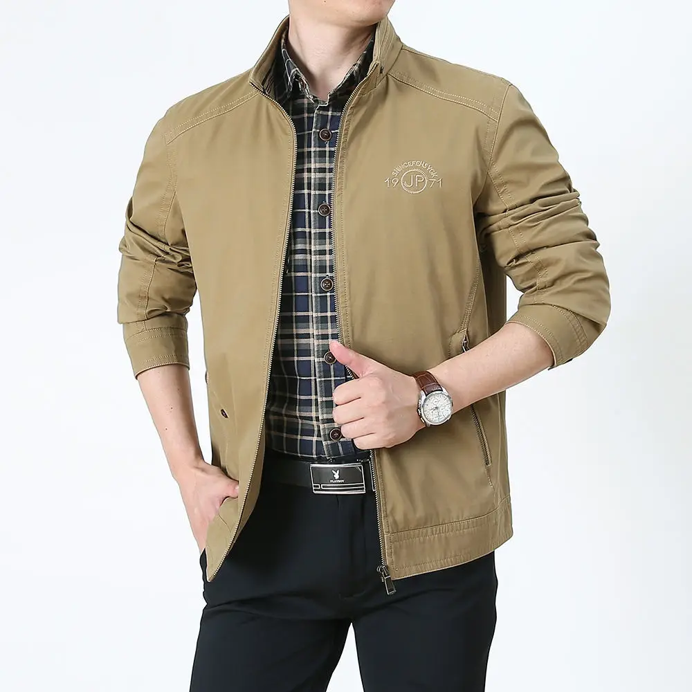 

Men's Autumn and Winter Parkas Business Windbreaker Leisure Coats Warmth Man Coat Jackets Fashion New Style Clothing Men Jacket